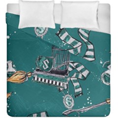 Slytherin Pattern Duvet Cover Double Side (King Size) from ArtsNow.com