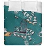 Slytherin Pattern Duvet Cover Double Side (California King Size)