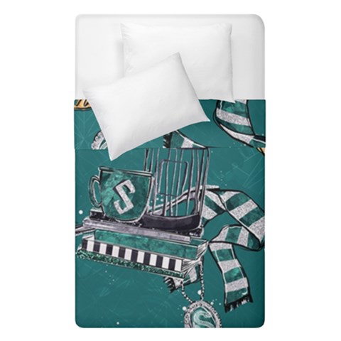 Slytherin Pattern Duvet Cover Double Side (Single Size) from ArtsNow.com