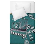 Slytherin Pattern Duvet Cover Double Side (Single Size)