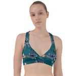 Slytherin Pattern Sweetheart Sports Bra