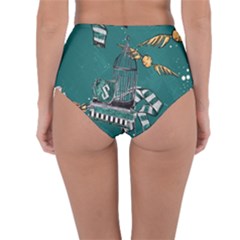 Reversible High-Waist Bikini Bottoms 
