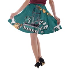 A-line Skater Skirt 