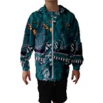Slytherin Pattern Kids  Hooded Windbreaker