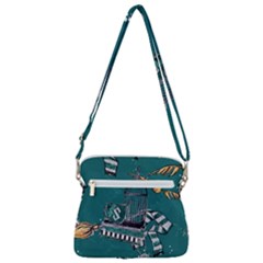 Zipper Messenger Bag 