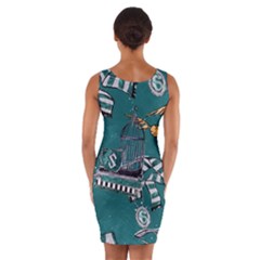 Wrap Front Bodycon Dress 