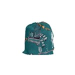 Slytherin Pattern Drawstring Pouch (XS)