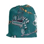 Slytherin Pattern Drawstring Pouch (XXL)