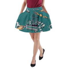 A-Line Pocket Skirt 