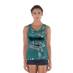 Slytherin Pattern Sport Tank Top 