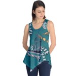 Slytherin Pattern Sleeveless Tunic