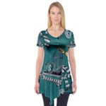 Slytherin Pattern Short Sleeve Tunic 