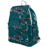 Slytherin Pattern Top Flap Backpack
