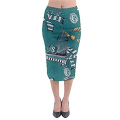 Midi Pencil Skirt 