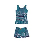 Slytherin Pattern Kids  Boyleg Swimsuit