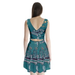 Split Back Mini Dress  