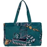 Slytherin Pattern Canvas Work Bag
