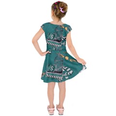 Kids  Short Sleeve Dress 