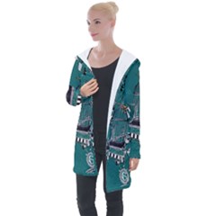 Longline Hooded Cardigan 