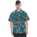 Slytherin Pattern Men s Short Sleeve Shirt