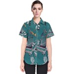 Slytherin Pattern Women s Short Sleeve Shirt