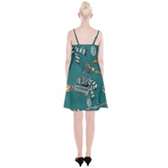 Spaghetti Strap Velvet Dress 
