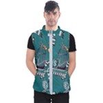 Slytherin Pattern Men s Puffer Vest
