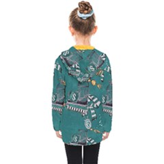 Kids  Double Breasted Button Coat 