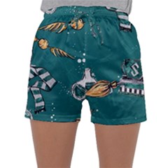 Women s Satin Sleepwear Shorts 