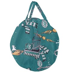 Giant Round Zipper Tote 