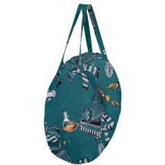 Giant Round Zipper Tote 