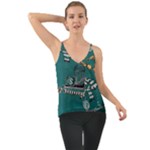 Slytherin Pattern Chiffon Cami