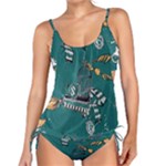 Slytherin Pattern Tankini Set