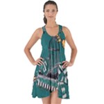 Slytherin Pattern Show Some Back Chiffon Dress
