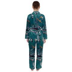 Women s Long Sleeve Satin Pajamas Set 