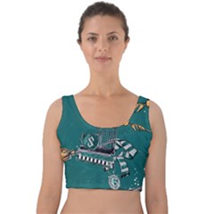 Velvet Crop Top 