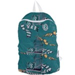 Slytherin Pattern Foldable Lightweight Backpack