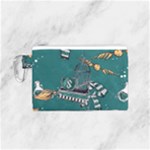 Slytherin Pattern Canvas Cosmetic Bag (Small)