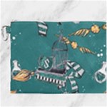 Slytherin Pattern Canvas Cosmetic Bag (XXXL)