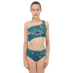 Spliced Up Two Piece Swimsuit 