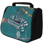 Slytherin Pattern Full Print Travel Pouch (Big)