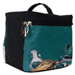 Slytherin Pattern Make Up Travel Bag (Small)