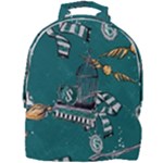 Slytherin Pattern Mini Full Print Backpack