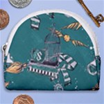 Slytherin Pattern Horseshoe Style Canvas Pouch