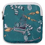 Slytherin Pattern Mini Square Pouch