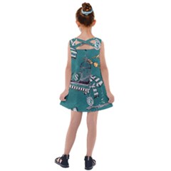 Kids  Cross Back Dress 