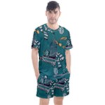 Slytherin Pattern Men s Mesh Tee and Shorts Set