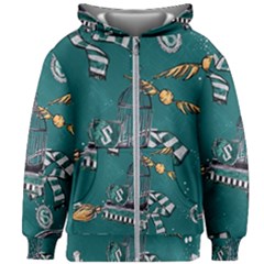Kids  Zipper Hoodie Without Drawstring 