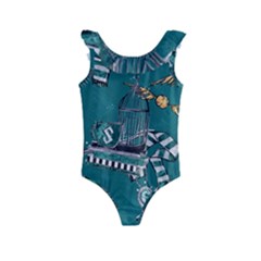 Kids  Frill Swimsuit 