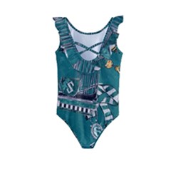 Kids  Frill Swimsuit 